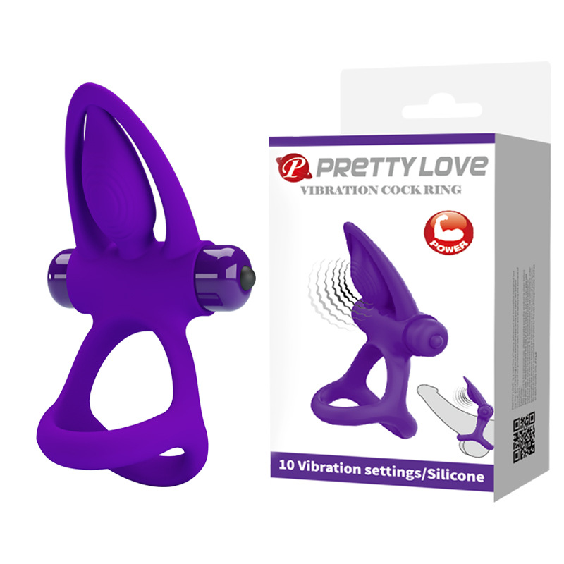 Vòng Đeo Dương Vật Cao Cấp Pretty Love – 10 Chế Độ Rung Kích Thích, Khóa Kéo Dài Thời Gian Yêu