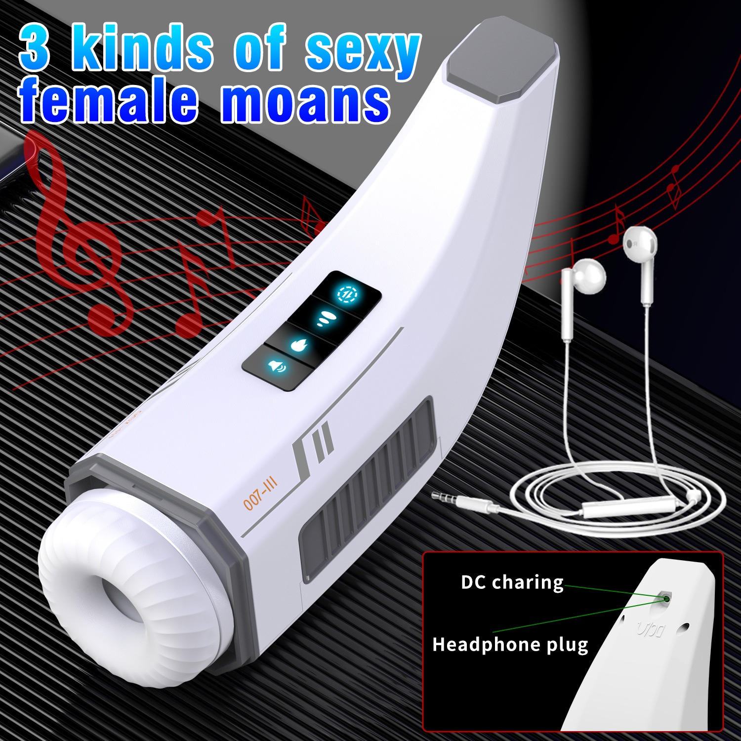 Máy Thủ Dâm Tự Động Hgod 007 III Rung Thụt Co Bóp Sưởi Ấm Rên Rỉ Cao Cấp