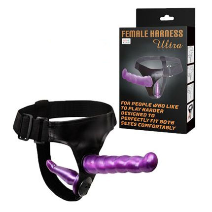 Dương Vật Giả 2 Đầu Dây Đeo Cho Les Lybaile Female Ultra Harness
