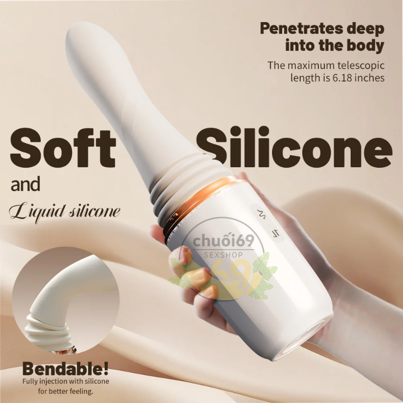 Máy Đẩy Dildo Cao Cấp Confidant - Điều Khiển Qua App, Rung & Thụt 4 trong 1