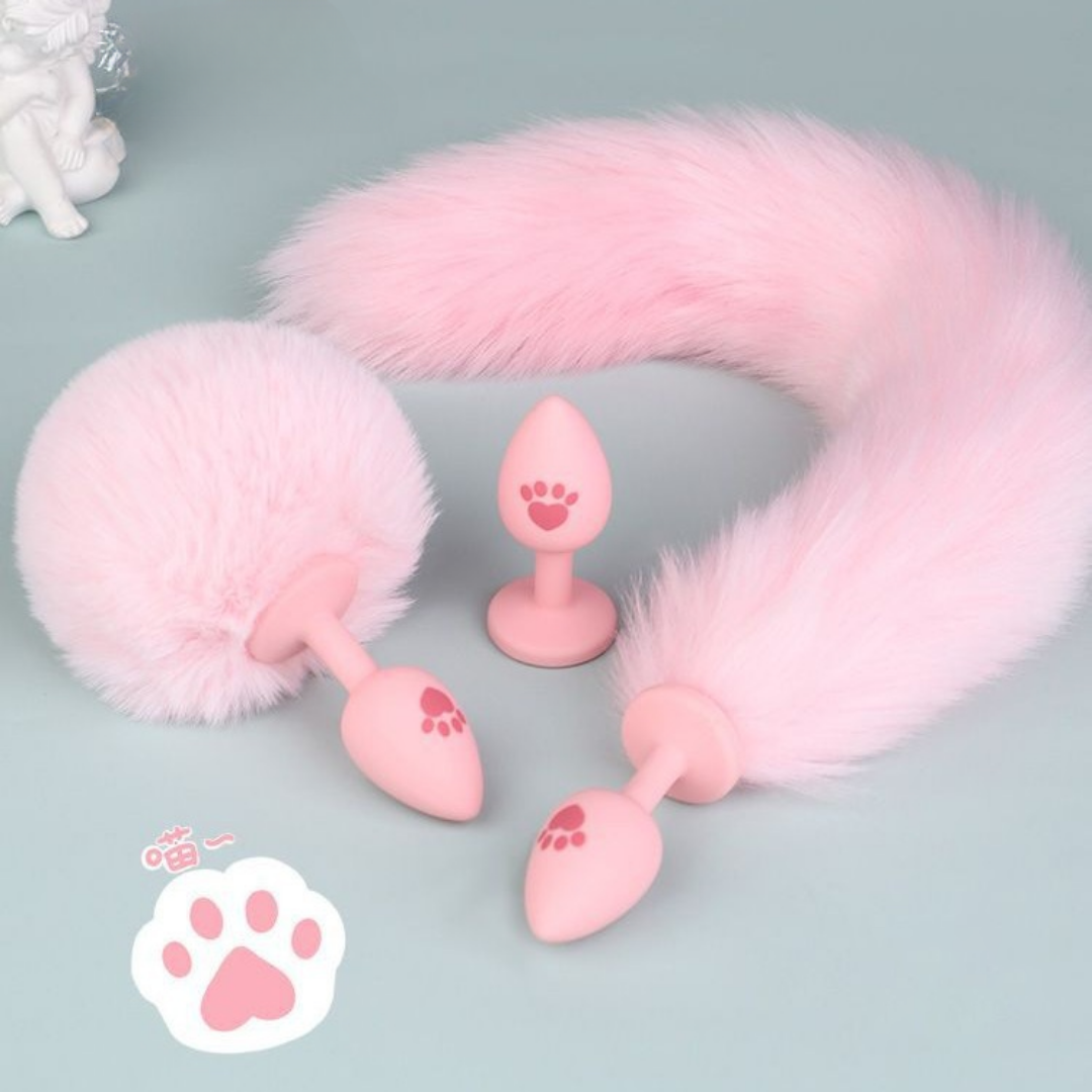 Anal Plug Đuôi Cáo Chất Liệu Silicone