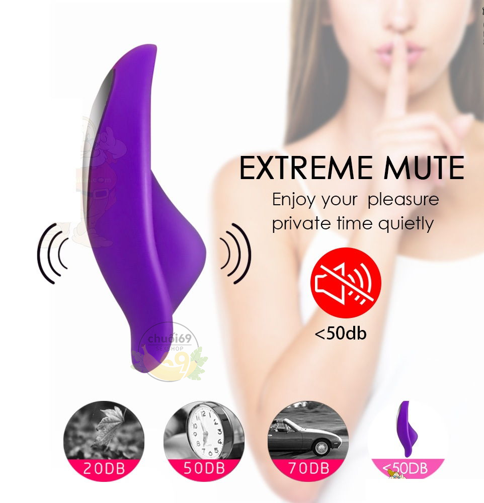 Quần Lót Rung Mu Rùa Sạc Pin Cực Mạnh - Điều Khiển Từ Xa 15m