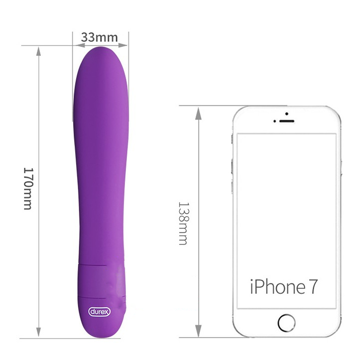 Durex V-VIBE Nhỏ Gọn Rung Đa Chế Độ Êm Ái Mới Lạ