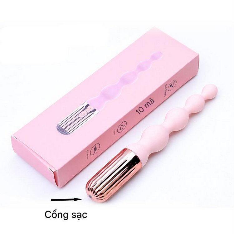 Thanh Rung Hậu Môn Sakura Fini 10 Chế Độ Silicone Mềm