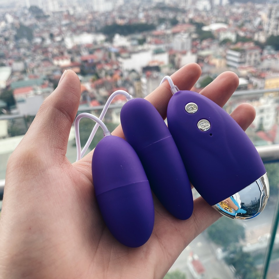Trứng Rung Tình Yêu 1 Đầu Và 2 Đầu Sextoy Thủ Dâm Nam Nữ