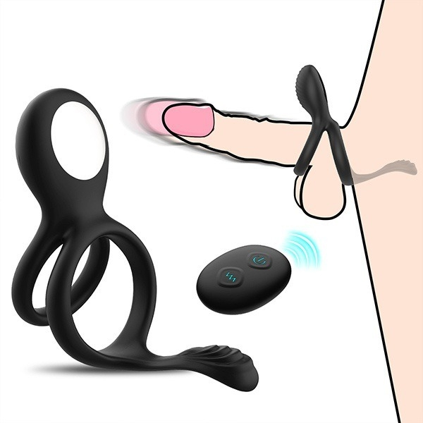 Vòng Rung Tình Yêu Đôi Cao Cấp – Thiết Kế Khóa Bìu Kép, Rung Massage Kích Thích Cả Hai