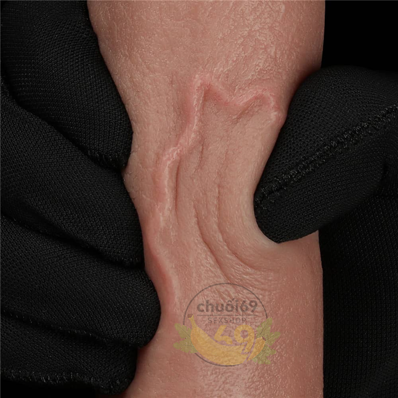 Dildo Silicon 2 Lớp Cao Cấp 8 Inch - Công Nghệ Dual-Layer Gân Thực
