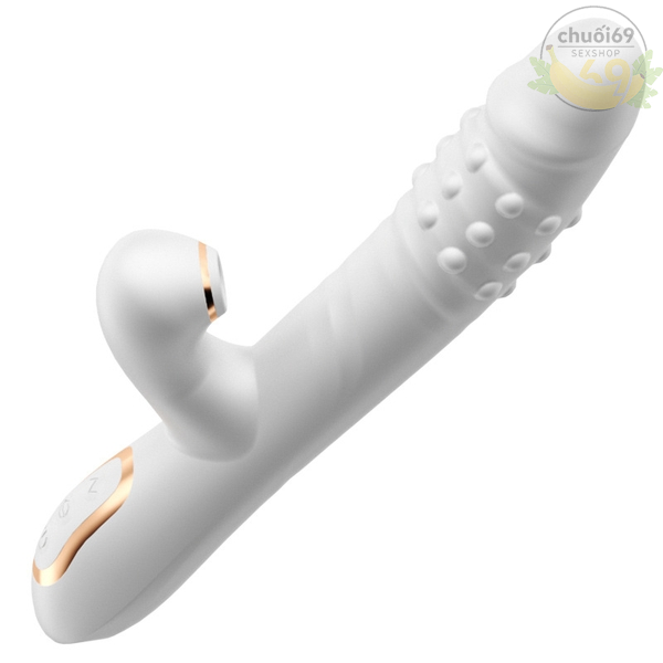 Dildo Cao Cấp Magic Spin & Thrust - Rung Thụt & Bi Xoay 3 trong 1