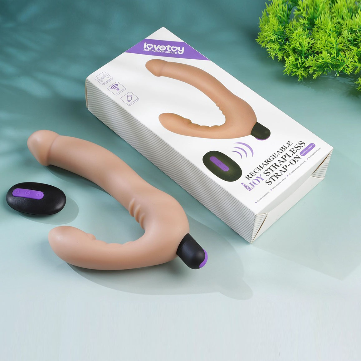 IJOY Strapless 2 Đầu Rung Cực Mạnh Silicone Mềm Mịn