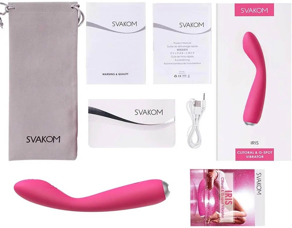 Que Rung Mini Cao Cấp Kích Thích Điểm G Cực Phê - Svakom Iris