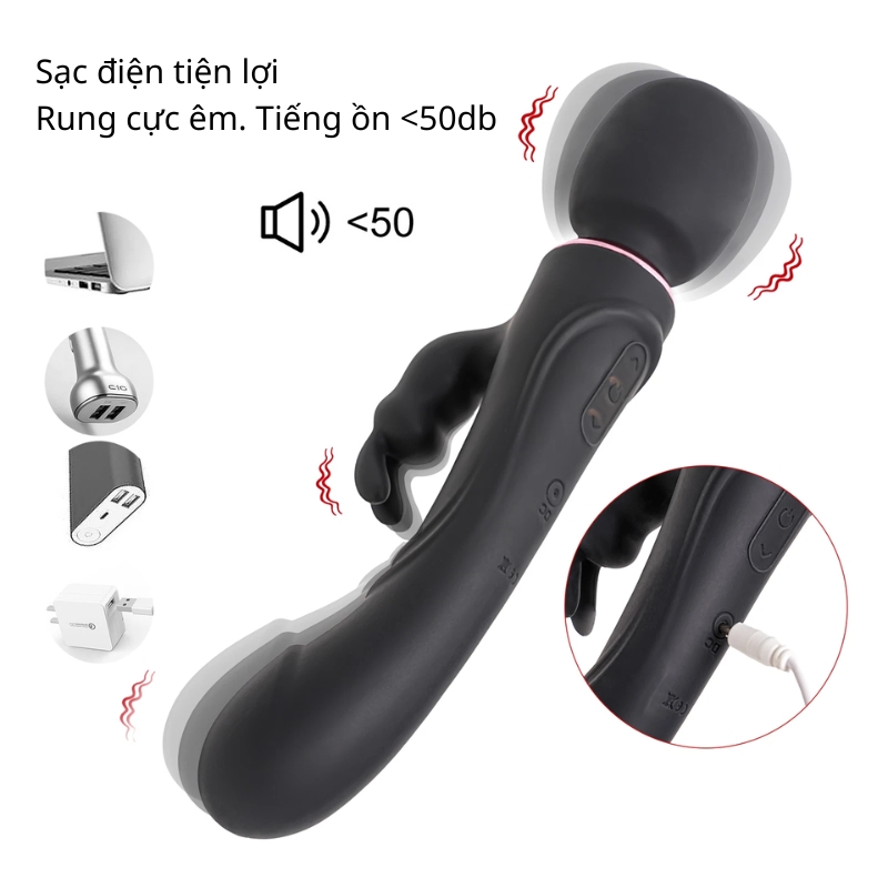 Máy Massage 3 Đầu Cho Nữ Peter The Great
