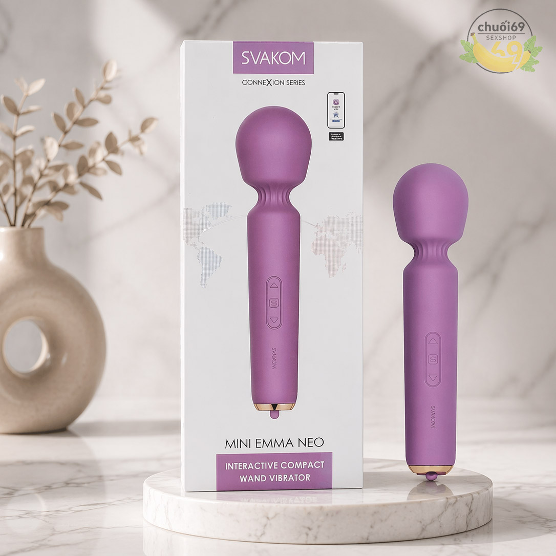 Máy Massage Điểm G Svakom Mini Emma Neo Điều Khiển Qua Điện Thoại