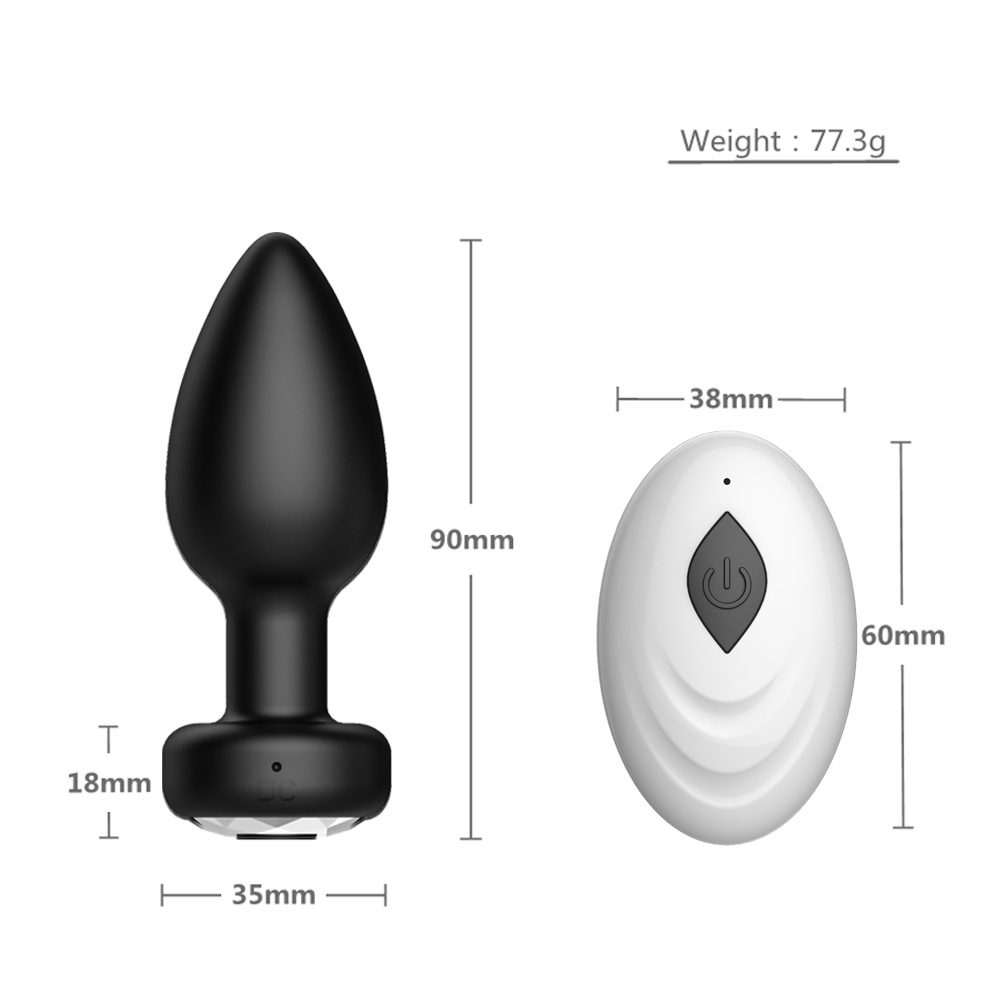 Trứng Rung Hậu Môn Plug Cắm Đk Từ Xa