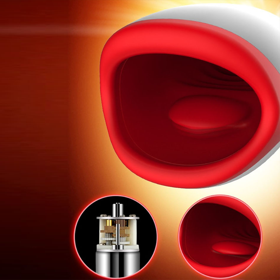 Cốc Thủ Dâm Tự Động Bú Liếm Như Thật Có Rung Rên , Sưởi Ấm - Leten Erotic Lips