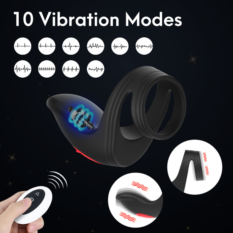 Vòng Khóa Tinh Trùng Fanshiyao Rung Kép Lưỡi Liếm Cực Phê