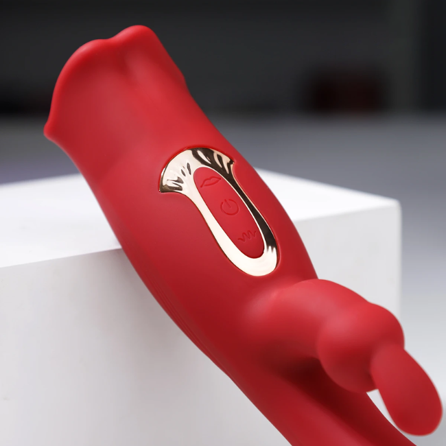 Sextoy Hai Đầu Rung Kích Thích Điểm G Liếm Âm Vật