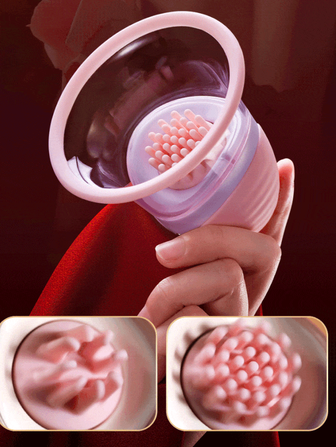Máy Massage Ngực 3 In 1 Công Nghệ Lưỡi Xoay Liếm Hút, Săn Chắc Vòng 1