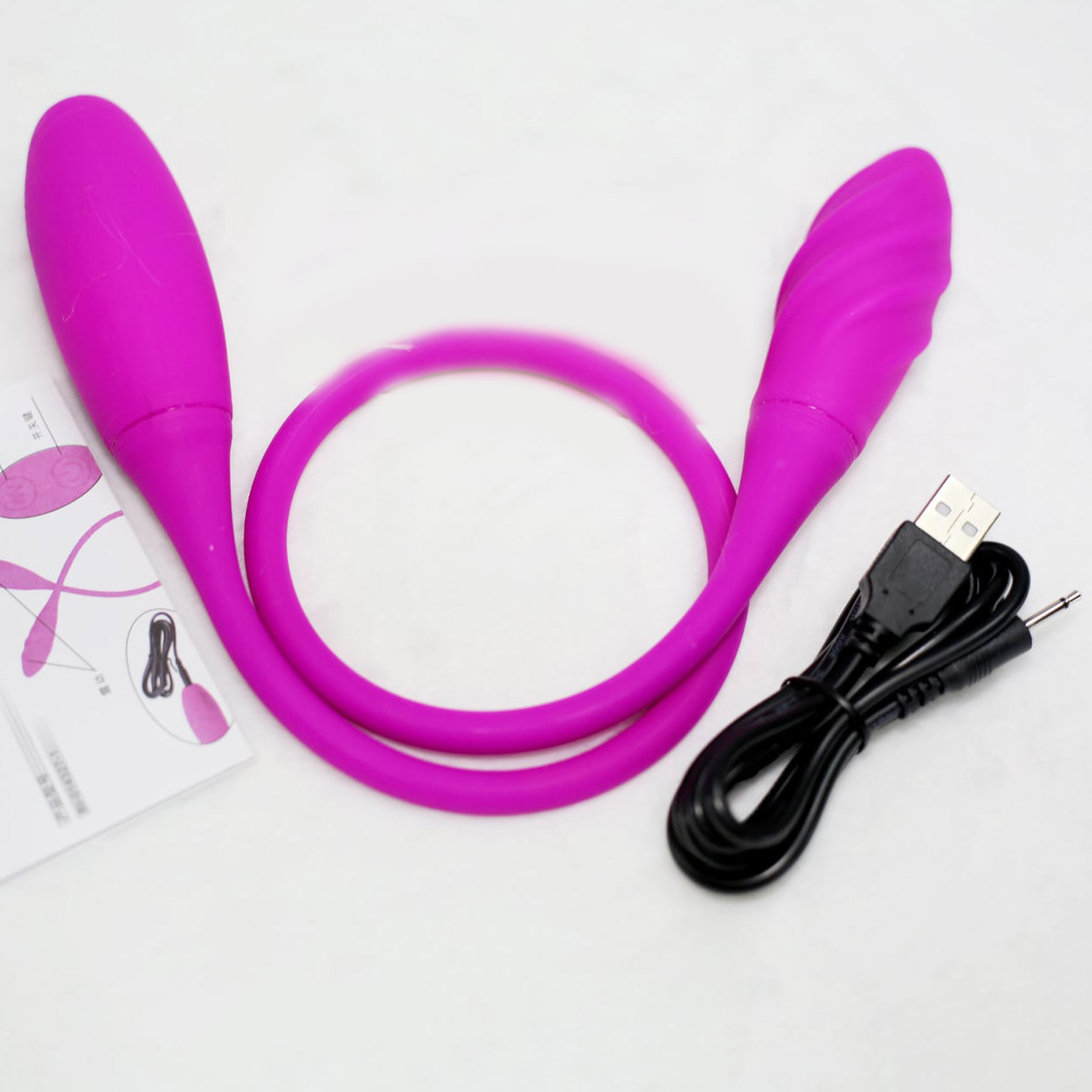 Trứng Rung Pretty Love Snaky Vibe 2 Đầu 7 Chế Độ Rung Dùng Sạc