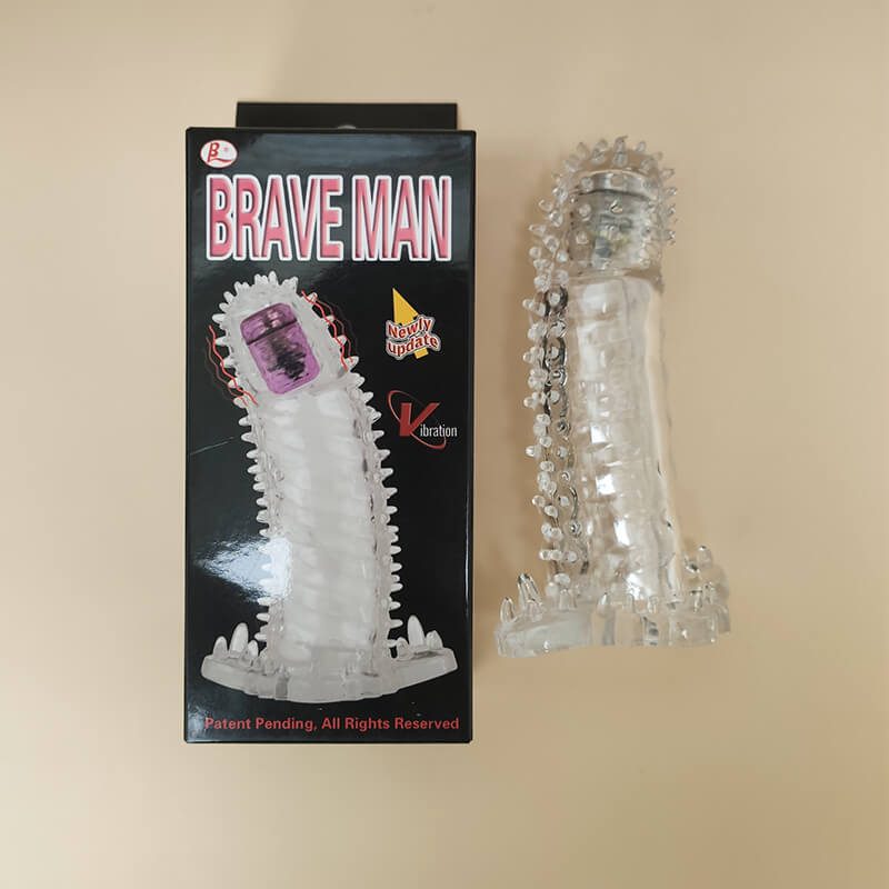 Bao Cao Su Đôn Dên Brave Man Gai Nhọn Rung Đầu