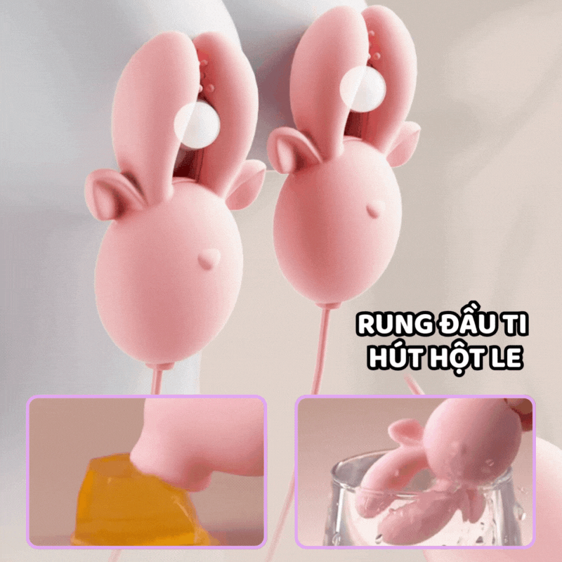 Trứng Rung Massage Núm Vú, Hột Le Lilo Lulu