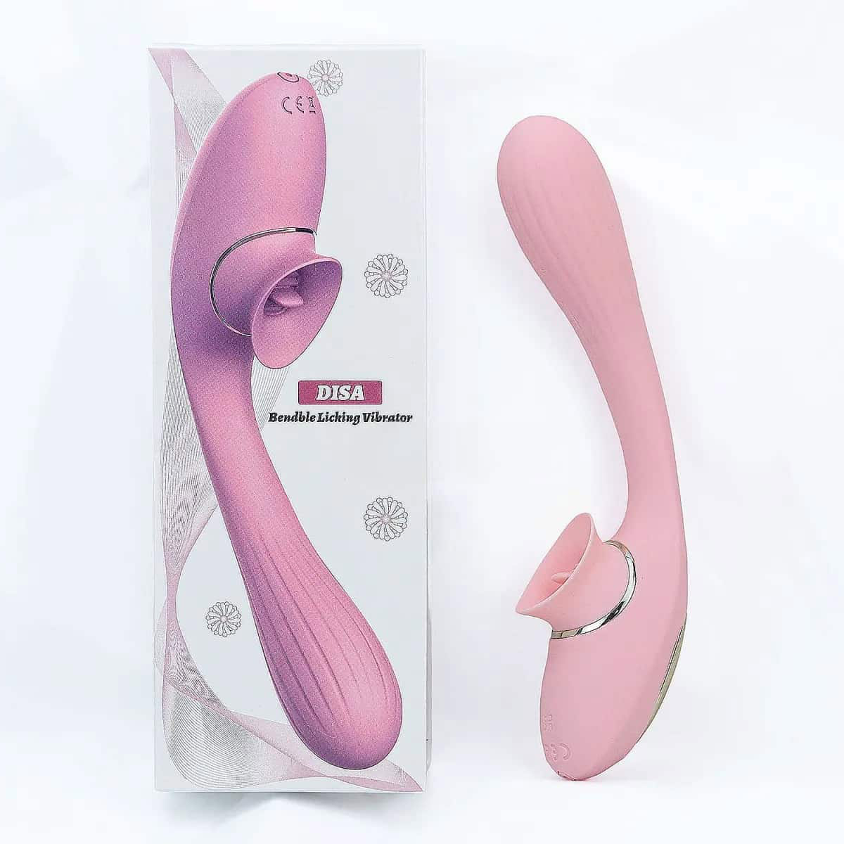 Lưỡi Liếm Kèm Chày Rung DISA 2 Đầu Đỉnh Cao Khoái Cảm
