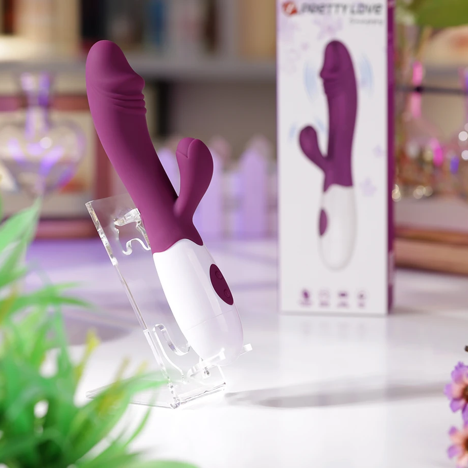 Máy Rung Kích Thích Kép Pretty Love Snappy Size Nhỏ (30 Chế Độ Rung)