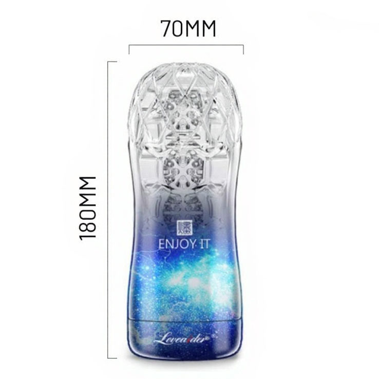 Cốc Thủ Dâm Trong Suốt Loveaider (Silicone Siêu Mềm Ôm Sát & Hiệu Ứng Quan Sát Cận Cảnh)