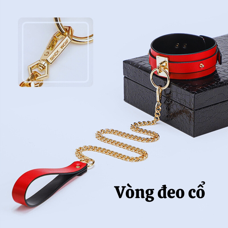 Bộ BDSM 8 Món Hộp Da Cao Cấp