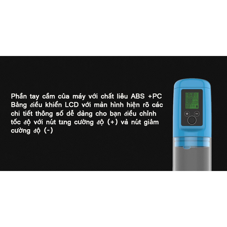 Máy Tập Dương Vật Tự Động Màn Hình LCD Tăng Kích Thước Cậu Nhỏ