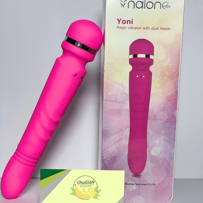 Máy Massage Nalone YONI Ngoáy Rung 2 Đầu Tỏa Nhiệt 14 Chế Độ