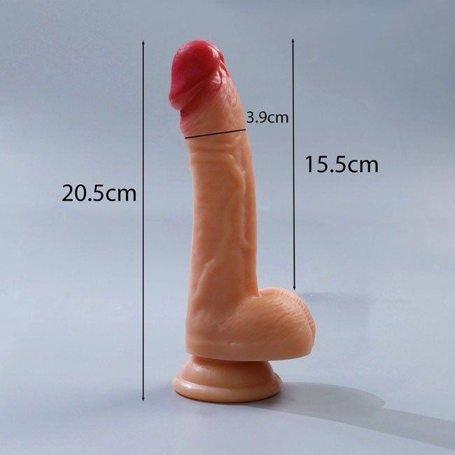 Cu Giả Gắn Tường Lovetoy 8 Inch Như Thật Siêu Mềm 2 Lớp