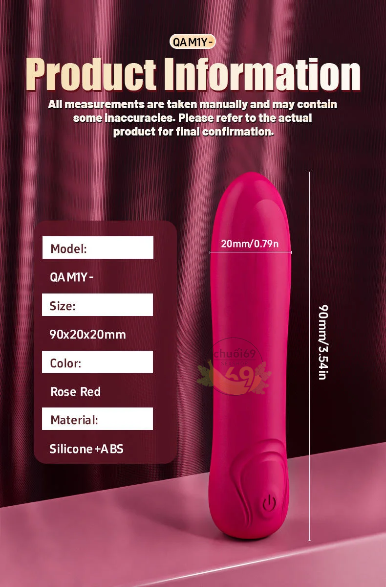Trứng Rung Silicone Cao Cấp Super Soft Silicone Bullet Vibrator