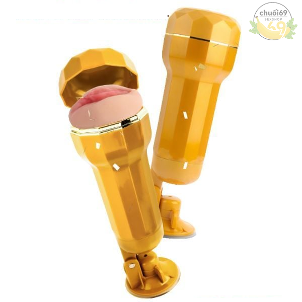 Cốc Thủ Dâm Mô Phỏng Âm Đạo Giả Rung Có Đế Hít MX SIGNATURE