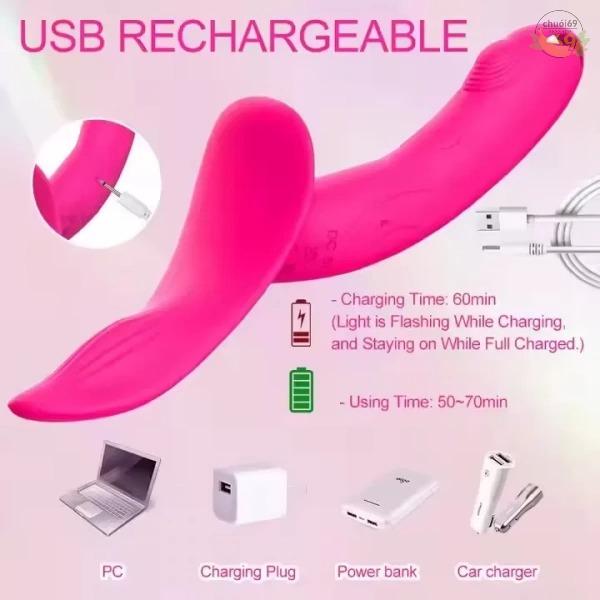 Dương Đai Đeo Rung 2 Đầu Điều Khiển Từ Xa