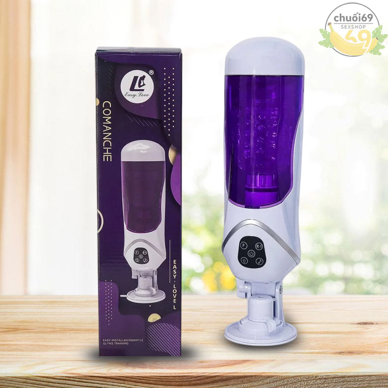 Âm Đạo Giả Có Đế Bú Mút Tự Động Easy Rung – Xoay – Thụt