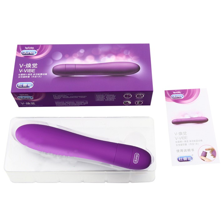 Durex V-VIBE Nhỏ Gọn Rung Đa Chế Độ Êm Ái Mới Lạ