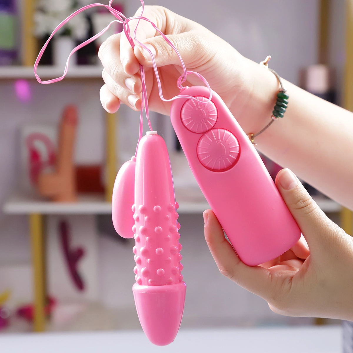 Trứng Rung Fashion Vibrating 2 Đầu Điều Khiển Riêng Biệt