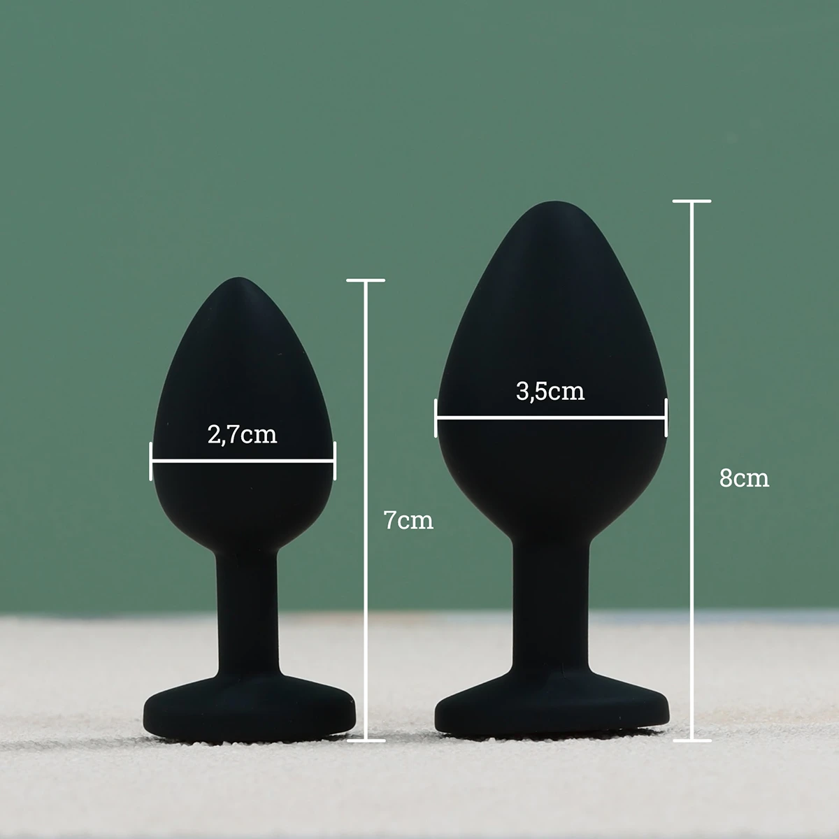 Đồ Chơi Hậu Môn Silicone Chisa Senuelo Đính Đá Lấp Lánh