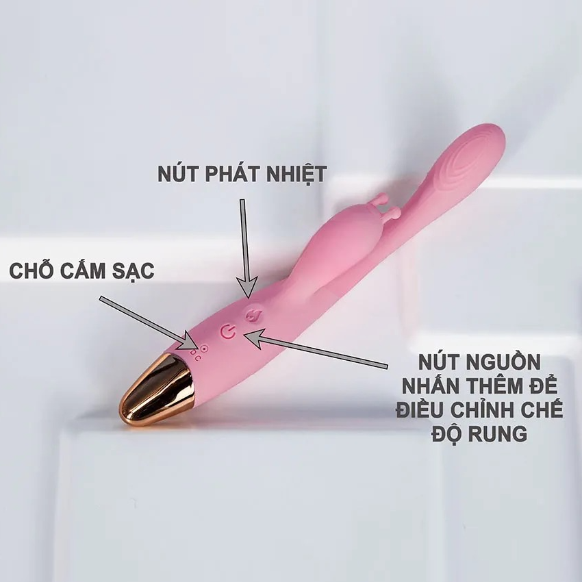 Máy Massage Có Nhánh Nhỏ Gọn Nhiều Chế Độ Rung Tỏa Nhiệt
