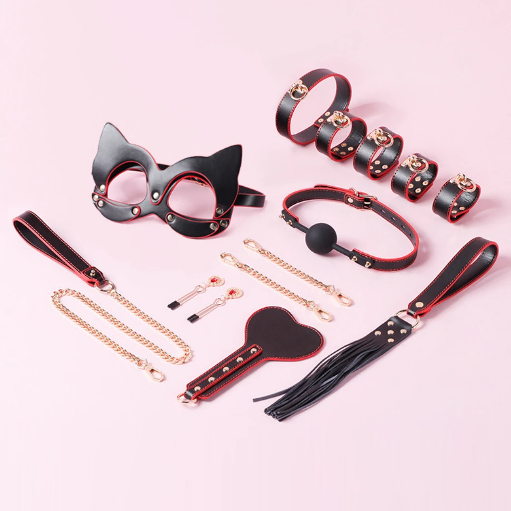 Set BDSM Cao Cấp Black Red Luxury