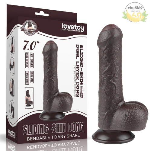 Dương Vật Lovetoy 2 Lớp Tuột Da Lên Xuống Như Thật