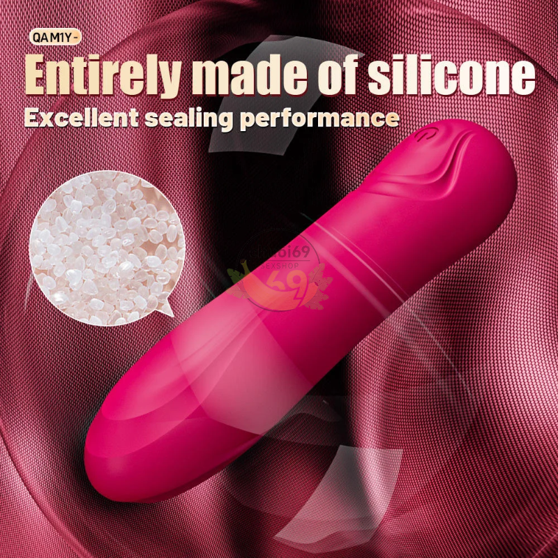 Trứng Rung Silicone Cao Cấp Super Soft Silicone Bullet Vibrator