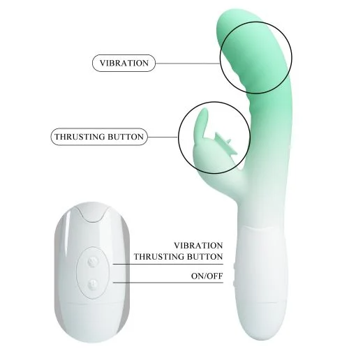 Dương Vật Rung 2 Nhánh Prettylove Cerberuy Kích Thích Điểm G & Âm Vật Thăng Hoa