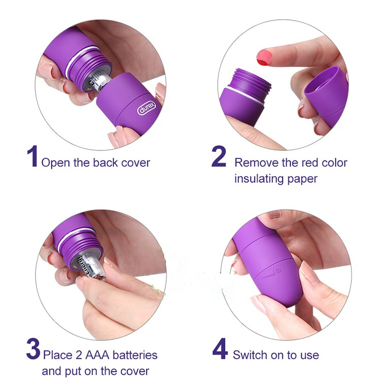 Durex V-VIBE Nhỏ Gọn Rung Đa Chế Độ Êm Ái Mới Lạ