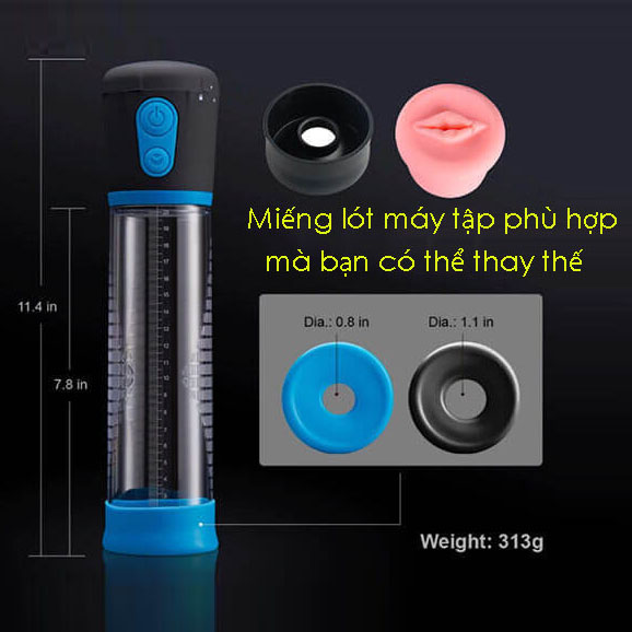 Máy Tập Dương Vật Tự Động Men Powerup Tăng Kích Thước Cậu Nhỏ