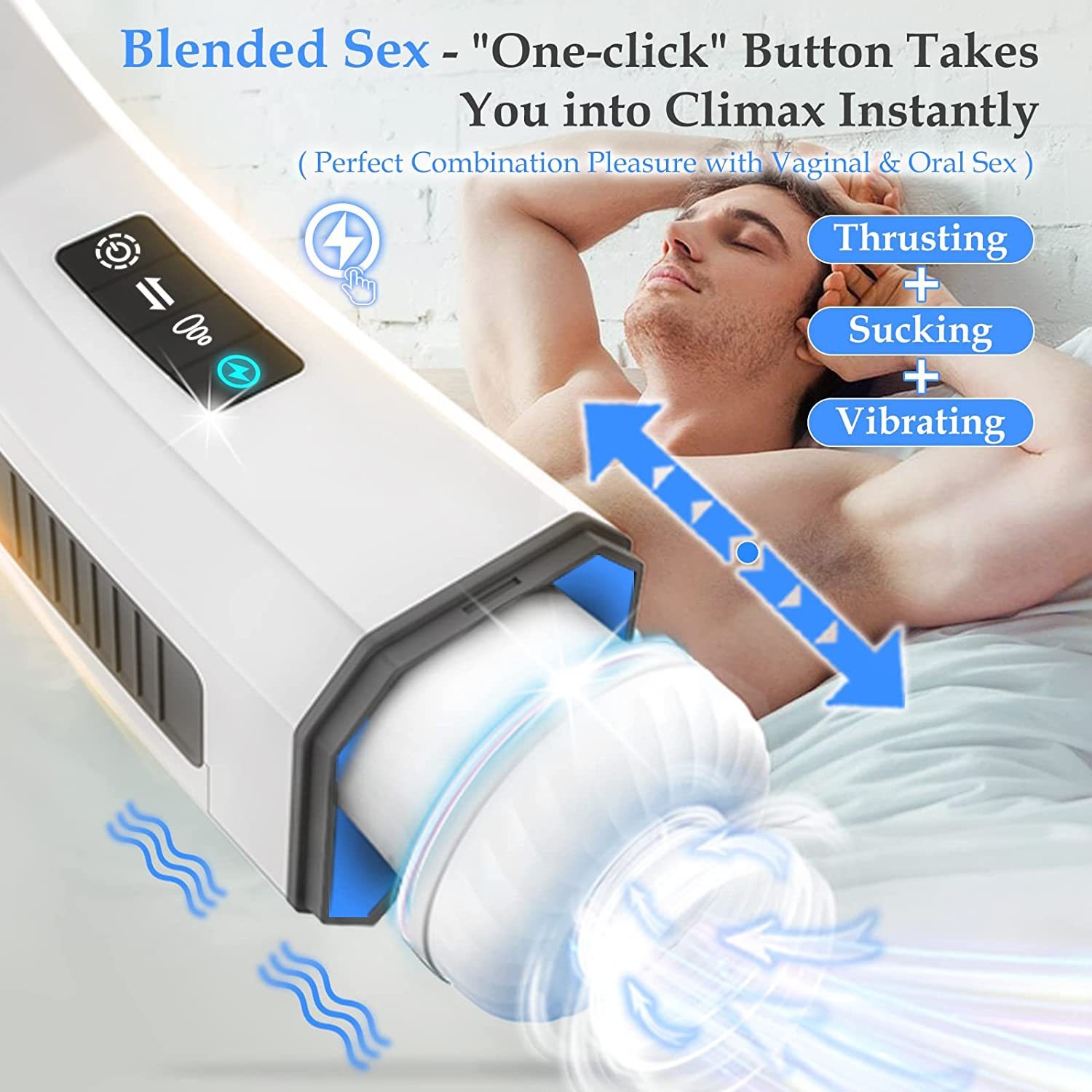 Máy Thủ Dâm Tự Động Hgod 007 III Rung Thụt Co Bóp Sưởi Ấm Rên Rỉ Cao Cấp