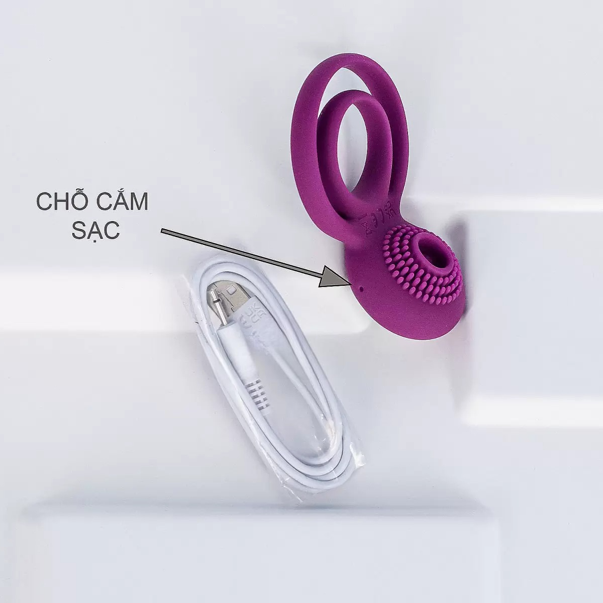 Vòng Rung Tình Yêu Svakom Tammy 5 Chế Độ Rung Pin Sạc Hàng USA