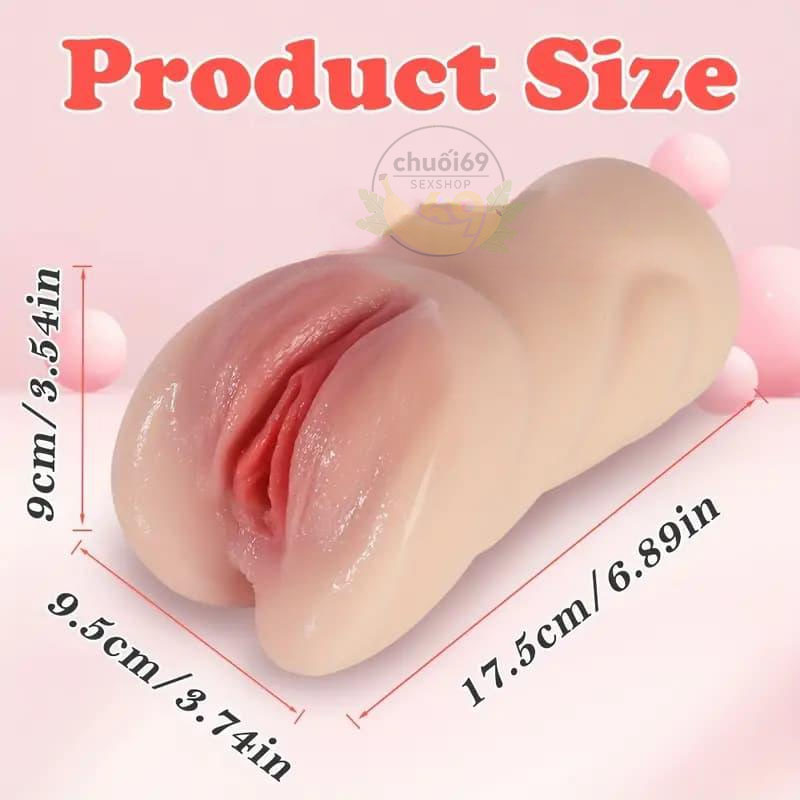 Âm Đạo Giả Cầm Tay Cao Cấp Siêu Mềm Mịn - Silicon Nhật Bản