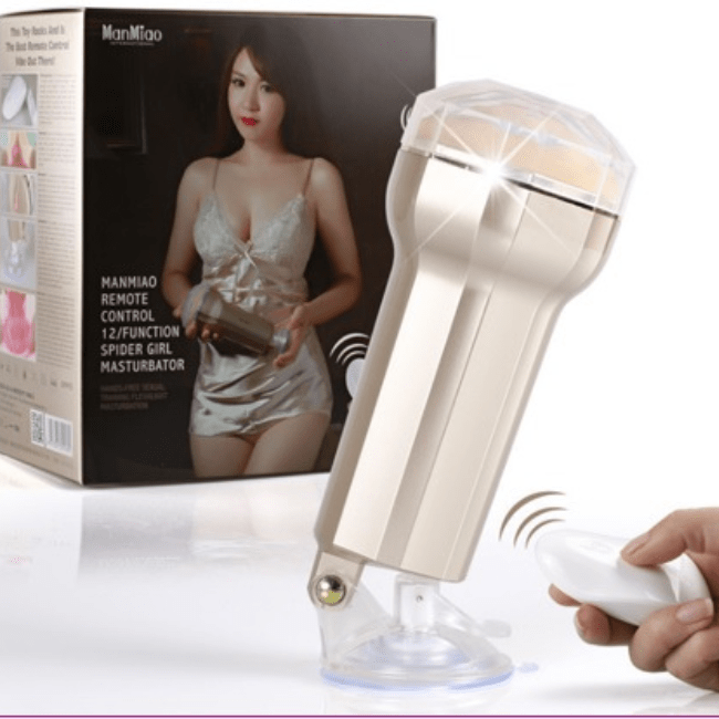 Âm Đạo Giả Gắn Tường Manmiao Rung Điều Khiển Từ Xa Cao Cấp