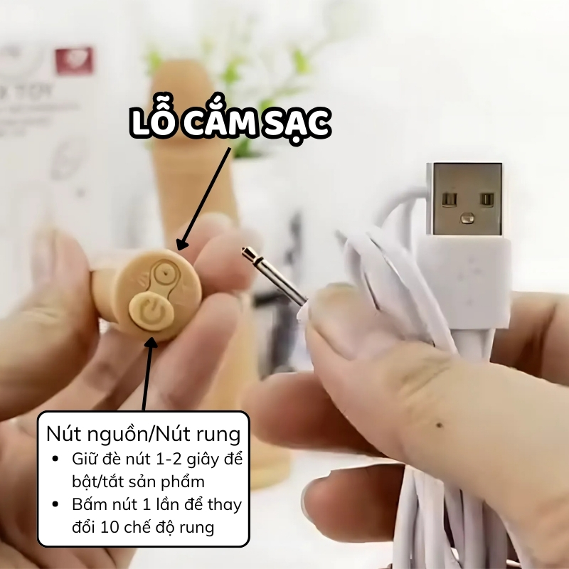 Dương Vật Giả Rung 10 Chế Độ Yunman 3